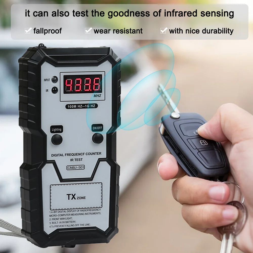 Gaming Keyboard Test - Car Keys Infrared Frequency Tester 100M-1GHZ