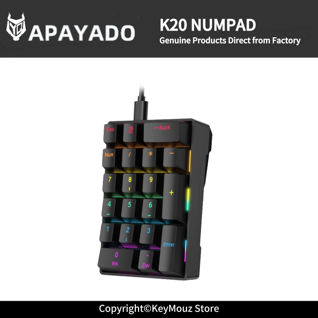 K20 Mini Portable Mechanical N - đánh giá và giá Keyboard Gaming Blue Switch
