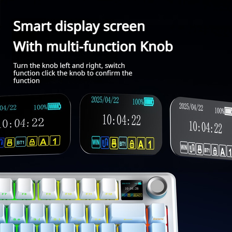 AULA F75 MAX 75% Tri-Mode Mech - đánh giá và giá Gaming Keyboard Hot Swappable