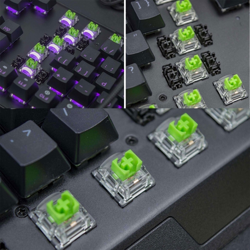 New RGB MX 2Pcs Green Switches - đánh giá và giá Gaming Keyboard No Rgb