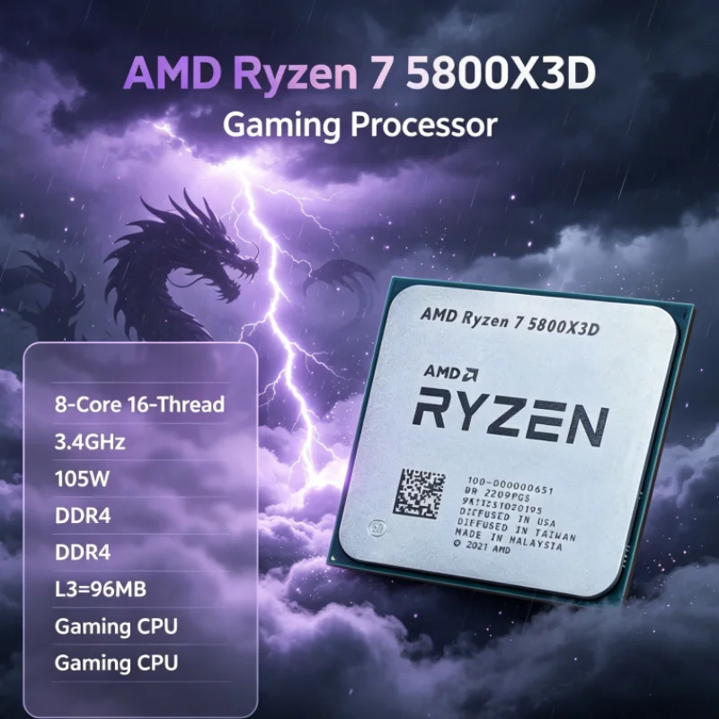 AMD R7 5800X3D 96 MB CPU Proce - đánh giá và giá Amd Cpu Ryzen 7